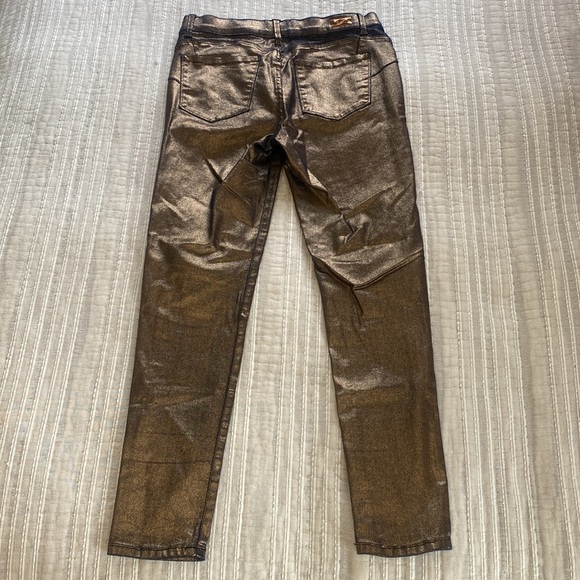 Juicy Couture Metallic Pull On Jeggings size 8 - Picture 9 of 10
